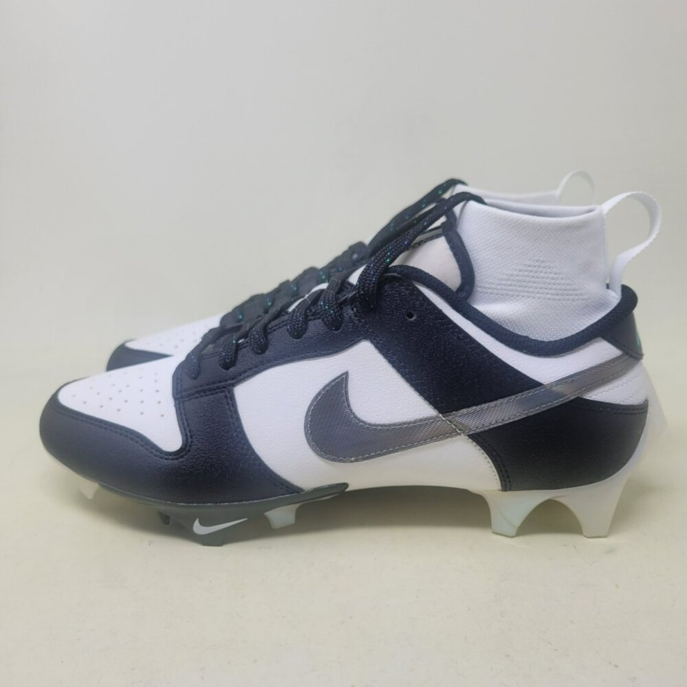 Nike Dunk Low Vapor Edge Panda Black Football Cleat Mens Size 9 BNIB DZ4890-001 - Picture 4 of 11